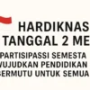 Hardiknas 2026 Tekankan Tema ‘Menguatkan Partisipasi Semesta’ dalam Transformasi Pendidikan Nasional