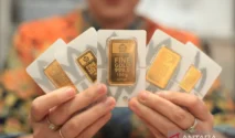 Harga emas Antam di Pegadaian hari ini Sabtu 2 Mei 2026 naik ke Rp2.911.000 per gram