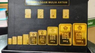 Harga Emas Antam Menguat, Naik Rp35 Ribu per Gram pada Mei 2026