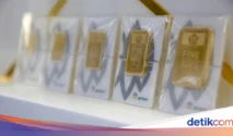 Harga Emas Antam Turun Lagi, Kini Dijual Rp 2,765 Juta per Gram