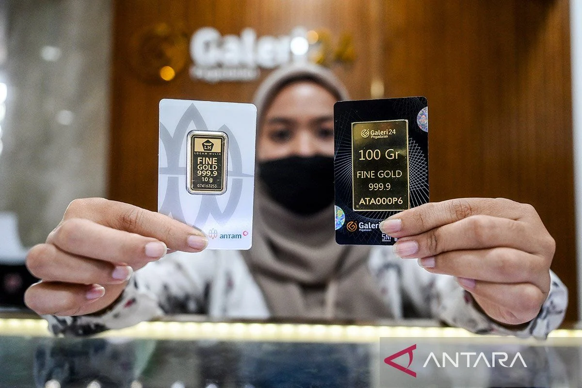 Harga Emas Antam, UBS, dan Galeri24 Melemah di Pegadaian pada 19 Mei 2026