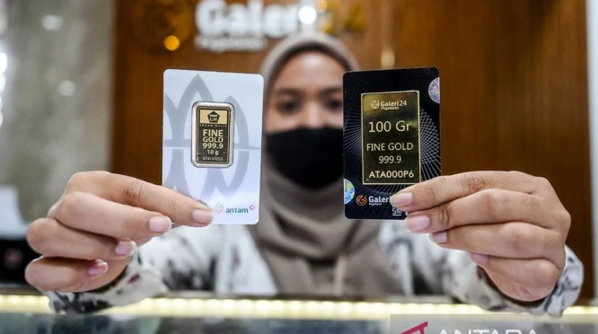 Harga Emas Pegadaian Hari Ini Turun, UBS dan Galeri24 Terkoreksi