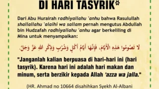Hari Tasyrik Jadi Waktu Terlarang untuk Berpuasa Menurut Fikih Islam