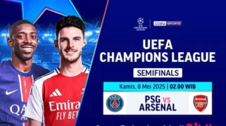 Hasil Pertandingan Babak Kedua antara PSG vs Arsenal di Liga Champions 2026