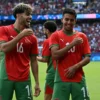 Heboh! Usai Menang, Ilias Akhomach Angkat Bendera Palestina