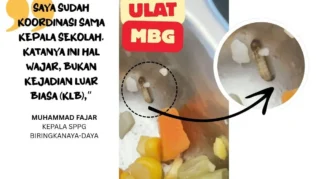 Hih…Ada Ulat di Menu MBG Tasikmalaya