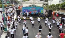 Horison Group Region Jakarta Ajak Masyarakat Hidup Sehat Lewat Fun Walk dan Body Combat di CFD Jakarta