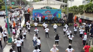 Horison Group Region Jakarta Ajak Masyarakat Hidup Sehat Lewat Fun Walk dan Body Combat di CFD Jakarta