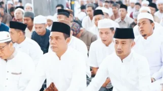 Iduladha di Masjid Al Amin, Khatib Serukan Teladan Nabi Ibrahim dalam Berkurban