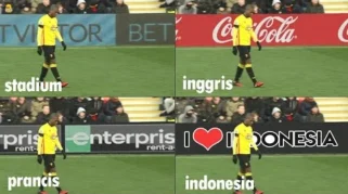 Iklan di Lapangan Sepak Bola Bisa Berbeda dengan yang Muncul di Layar TV
