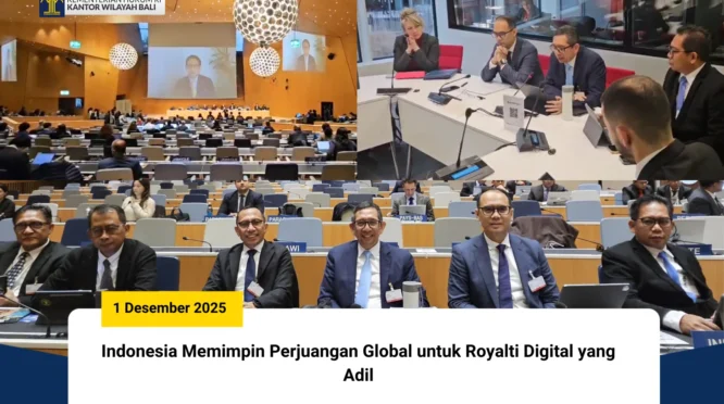 Indonesia Dorong Tata Kelola Royalti Digital Global yang Adil di Forum Internasional