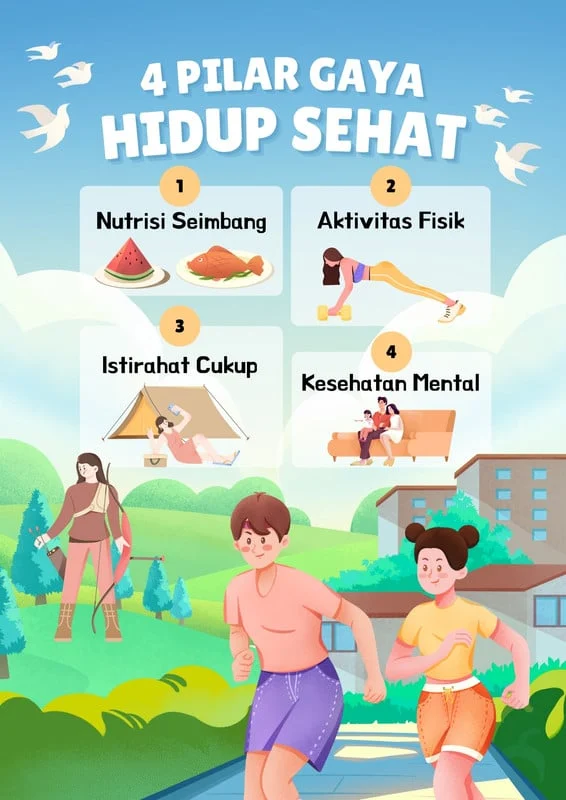 Integrasi dengan Gaya Hidup Sehat