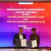 ITB, CSU, GEM, dan SANY Hadirkan Program Pendidikan Insinyur dengan Pengalaman Industri Internasional