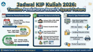 Jadwal Pendaftaran KIP Kuliah 2026 Resmi Dibuka, Simak Syarat dan Cara Daftarnya