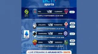 Jadwal Siaran Langsung Sepak Bola Akhir Pekan Ini di RCTI
