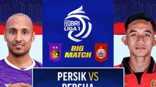 Jangan Lewatkan! Link Live Streaming Persik Kediri vs Persija Jakarta Sabtu Sore