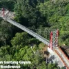 Jembatan Tètèh Bondowoso Diperbaiki Menjadi Jembatan Gantung Permanen oleh TNI AD