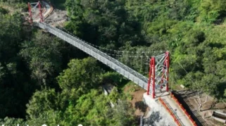 Jembatan Tètèh Bondowoso Diperbaiki Menjadi Jembatan Gantung Permanen oleh TNI AD