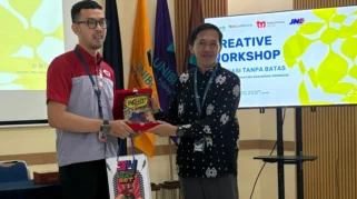 JNE Content Competition Tutup Roadshow Creative Workshop di Universitas Airlangga Surabaya