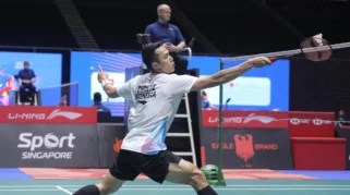 Jonathan Christie Tersingkir di Babak 32 Besar Singapore Open 2026 Setelah Duel Ketat Melawan Prannoy H S