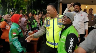 Kakorlantas Minta Seluruh Jajaran Dirlantas Bangun Kedekatan dengan Sopir Ojol
