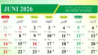 Kalender Jawa Juni 2026: Weton, Neptu, dan Pasaran Lengkap untuk Masyarakat