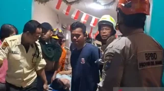 Kebakaran Diduga Akibat Kebocoran LPG di Gresik, Dua Lansia Luka Bakar