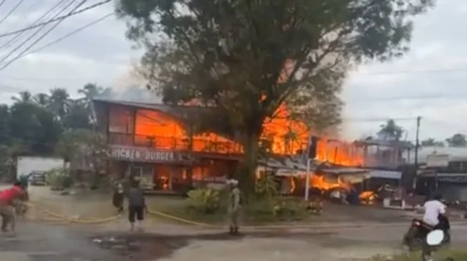 Kebakaran Indomaret di Mataram, Kerugian Diperkirakan Rp 1 Miliar