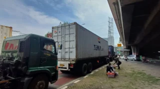 Kemacetan Tanjung Priok-Cilincing Dipicu Aktivitas Bongkar Muat Kontainer
