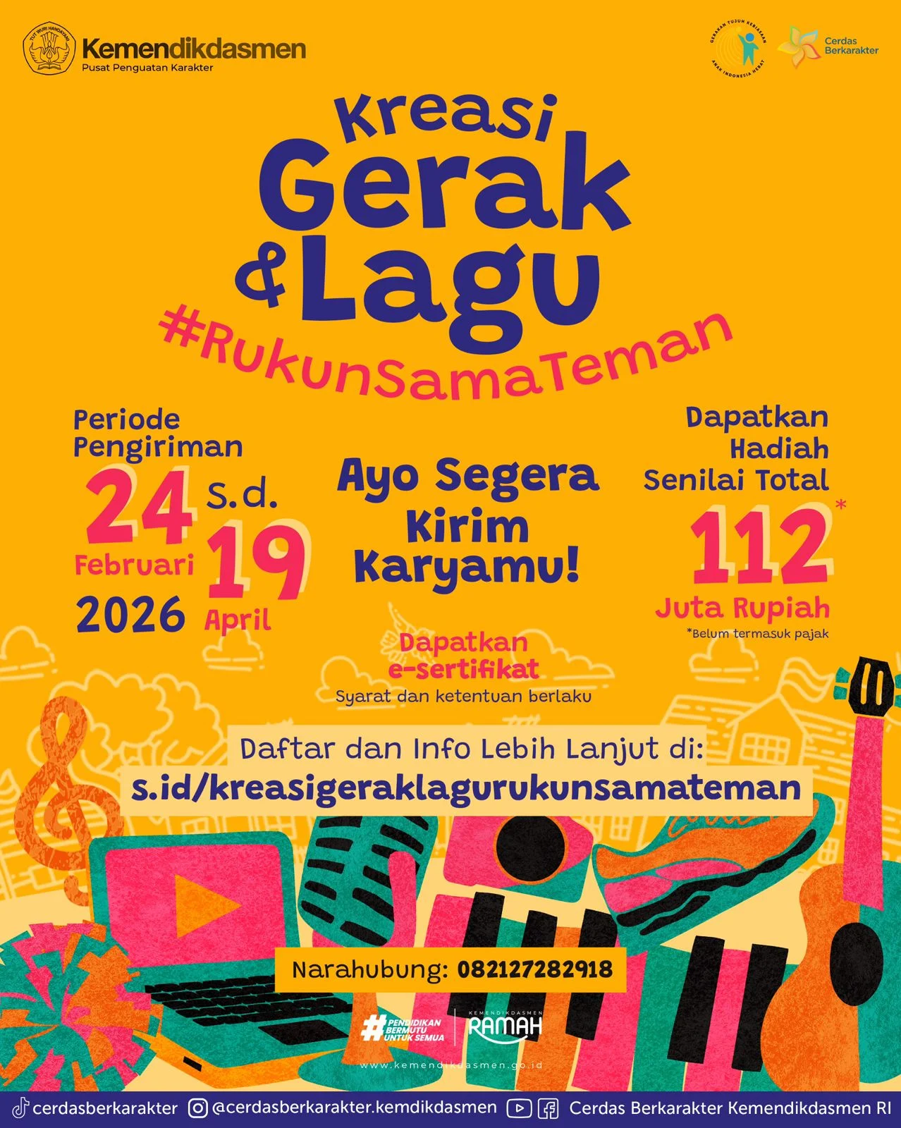 Kemendikdasmen Gelar Pentas Pelajar 2026 sebagai Wadah Kreativitas dan Semangat Rukun Sama Teman