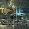 Kepulangan Sembilan WNI Peserta Misi Kemanusiaan di Terminal 3 Soetta