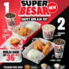 KFC Hadirkan Menu Baru dengan Kembalinya Supercharger Sub yang Legendaris
