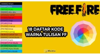Kumpulan Kode Warna FF Paling Estetik Terbaru 2026 Bikin Profil Auto Like