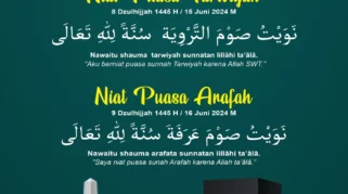 Lafal Niat Puasa Tarwiyah dan Arafah Lengkap Arab, Latin, serta Keutamaannya Menjelang Iduladha 2026