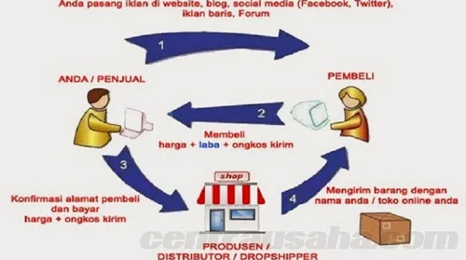 Langkah Praktis Memulai bisnis dropshipping untuk pemula rumahan