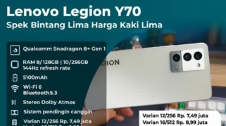 Lenovo Legion Y70 2026, Smartphone Gaming dengan Baterai Raksasa