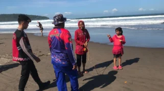 Libur Panjang, Polres Pangandaran Perketat Keamanan di Objek Wisata Pantai