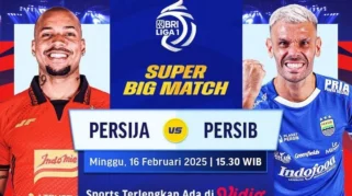Link Streaming Indosiar Tayangkan Pertandingan Seru Persija vs Persib di BRI Super League 2025/2026
