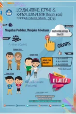 Lomba Artikel dan Foto Cerita Pendidikan dan Wajah Pendidikan