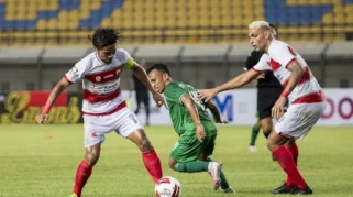 Madura United Diminta Bermain Lepas dan Fokus Sikat Poin di Yogyakarta