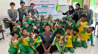 Mahasiswa KKN UMJember Tingkatkan Gizi Anak dan Lingkungan di TK Dewi Masyithoh II Kedunglangkap