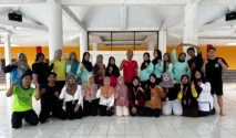 Mahasiswa KKN Universitas Muhammadiyah Jember Gelar Senam Bersama di TK Khadijah 59 Purwoagung
