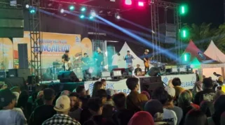 Malam Hiburan Rakyat HUT ke-260 Kota Sungailiat Hanya Dihadiri Istri Pejabat
