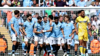 Man City Menang Telak atas Crystal Palace, Pep Guardiola Tetap Waspada Hadapi Arsenal
