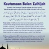 Menggali Keutamaan Amalan Sepuluh Hari Pertama dan Enam Hari Istimewa di Bulan Zulhijah