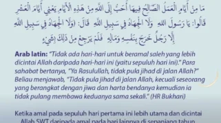 Menggali Keutamaan Amalan Sepuluh Hari Pertama dan Enam Hari Istimewa di Bulan Zulhijah