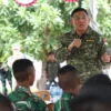 Menhan Sjafrie Berikan Semangat dan Arahan kepada Prajurit Yonif TP 861/MK di Merauke