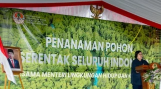 Menteri Lingkungan Hidup Tanam 1.000 Pohon di Cianjur untuk Hadapi Perubahan Iklim