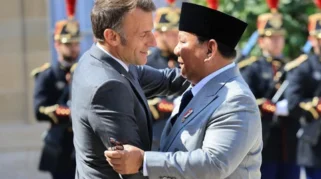 Momen Bersejarah: Foto Prabowo Hadiri Jamuan dari Emmanuel Macron di Istana Elysee Mempererat Tali Persahabatan Indonesia‑Prancis