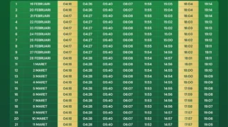 Mulai Senin, Jadwal Lengkap Puasa Sunah Bulan Zulhijah 2026